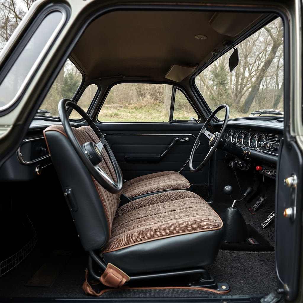 intérieur de la Peugeot 206
