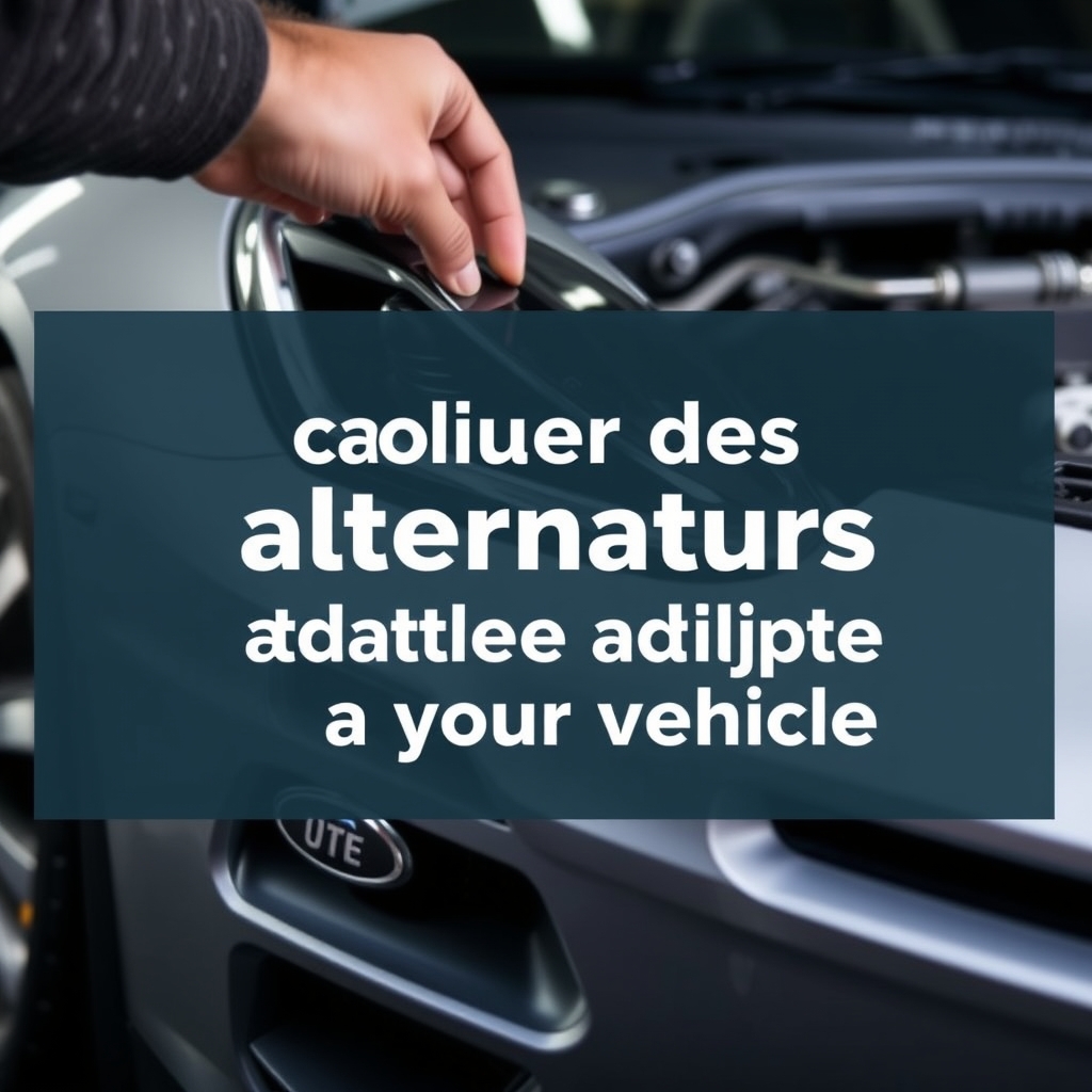 Comment choisir des alternateurs adaptés à votre véhicule