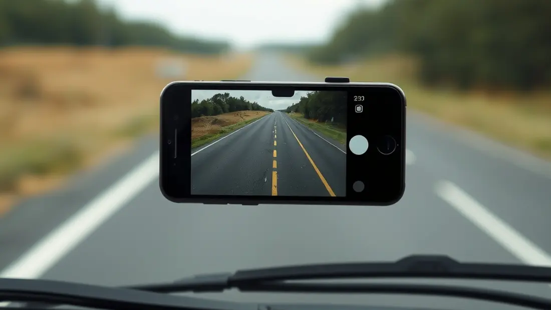 Une voiture sur une route