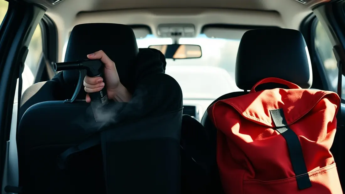Extincteur de voiture dans la voiture