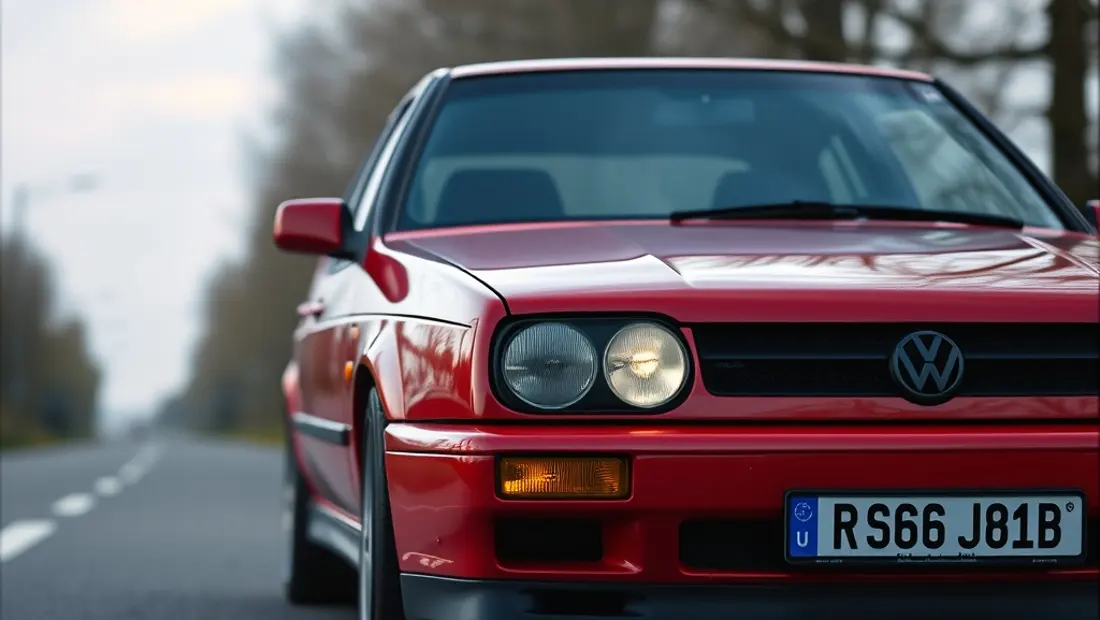 Volkswagen Golf VR6 Mk3 sur route