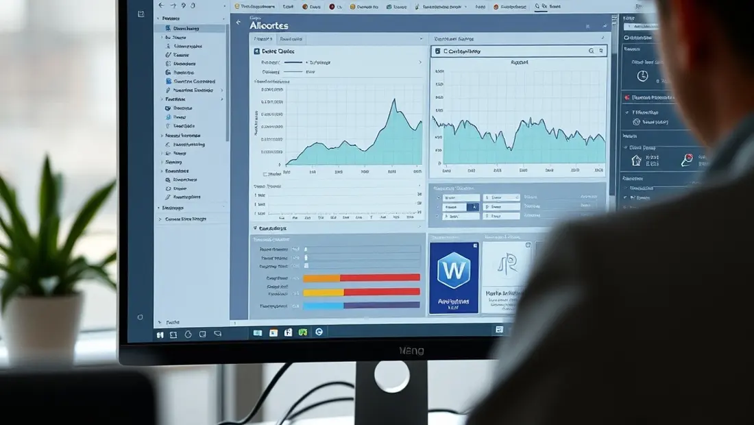 Écran de PC avec interface RenoLink ouverte