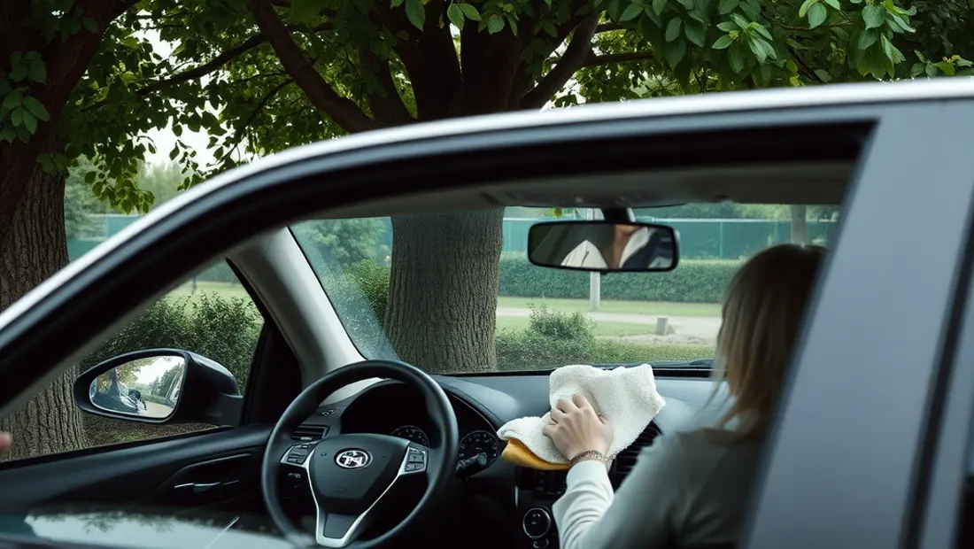 Nettoyage de la voiture