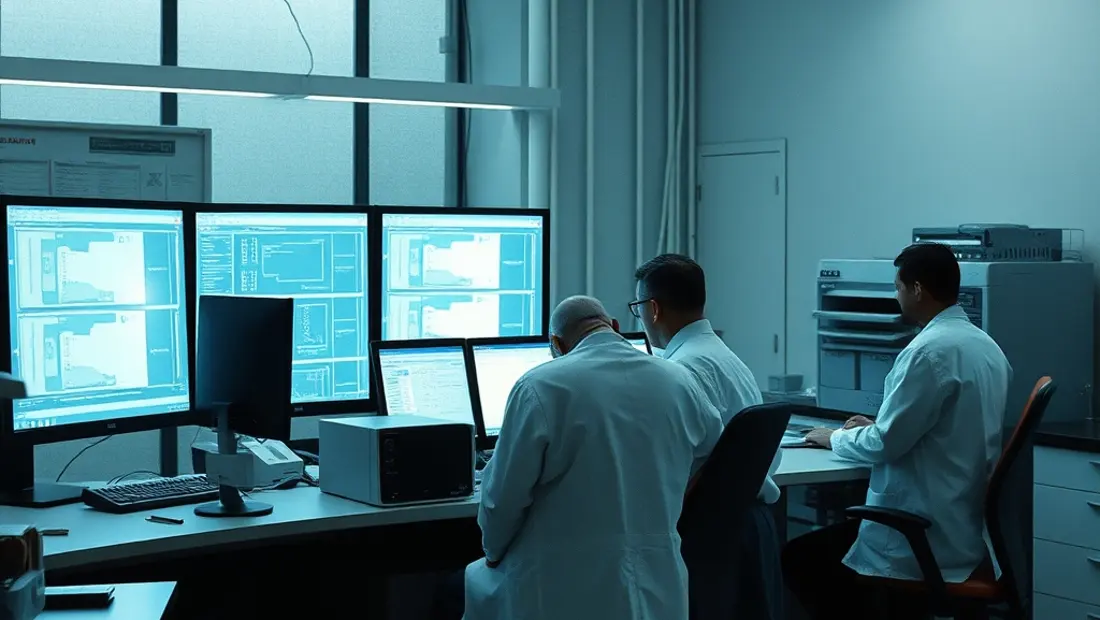Laboratoire de recherche avec scientifiques