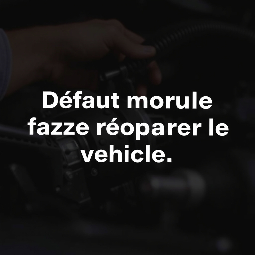 Message défaut moteur faites réparer le véhicule : que faire ?