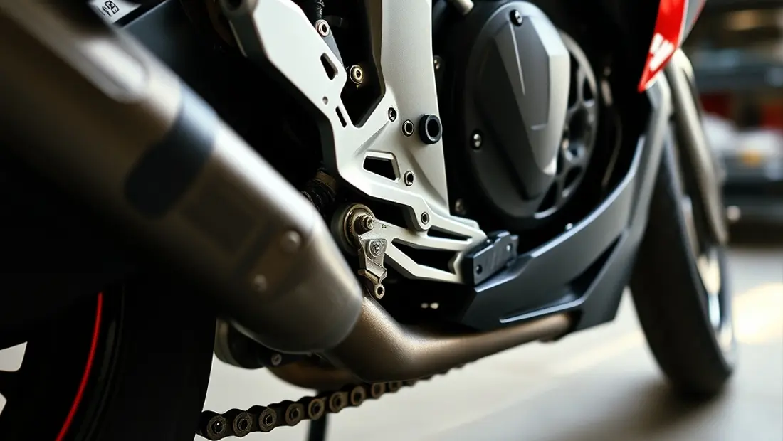 Chaîne de transmission moto