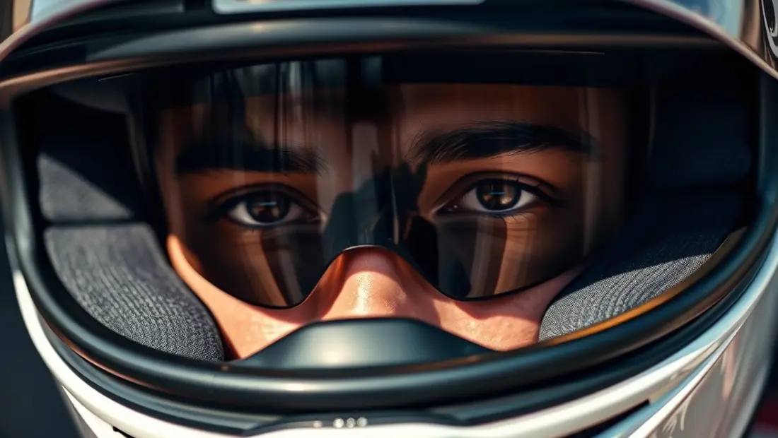 Casque de moto avec visière